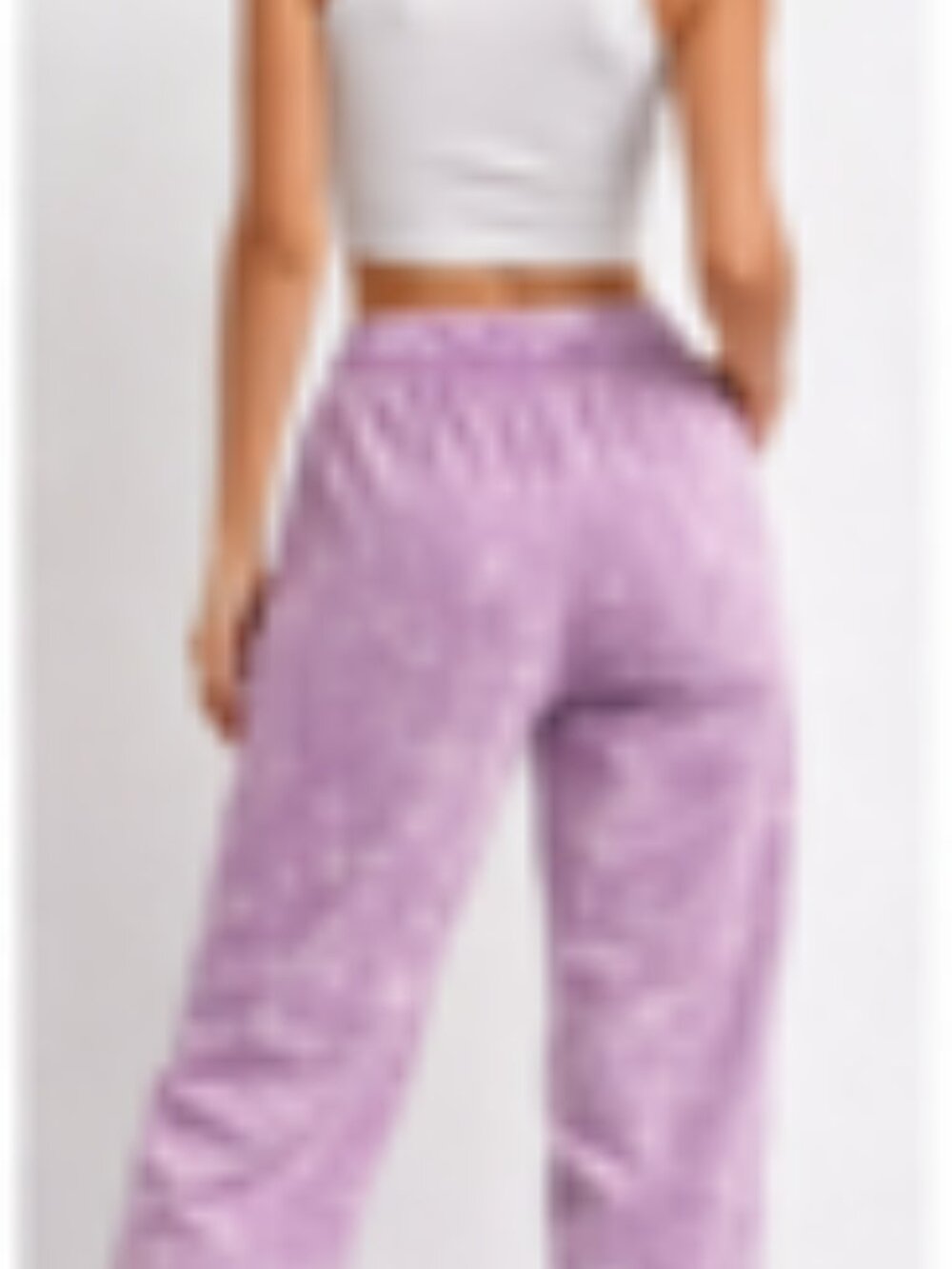 Purple Tie Dye Joggers 💜 Graphic Sweatpants L | Bloom POP - Picture 3 of 9